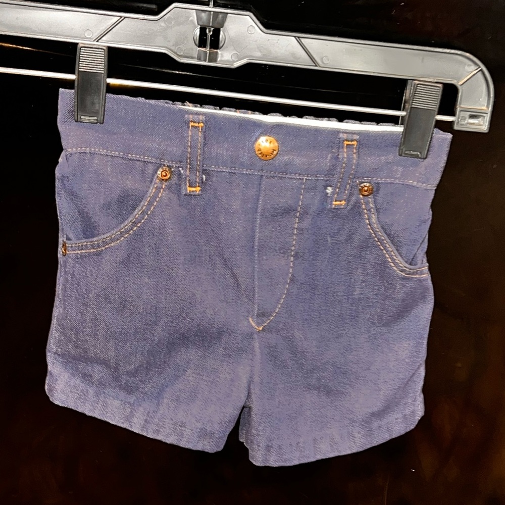 Vtg kids denim Health Tex shorts